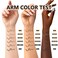 eyebrow pencil, 6-color eyebrow pencil eyeliner set, soft texture eyebrow pencil, easy to color, long-lasting, used to fill in sparse areas and crevices for a natural-looking brow look