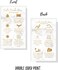 Ombre Powder Brow Aftercare Instructions Cards   50 Pack   Double Sided Size 2x3.5" inches Business Card   Marble Look and Gold Design