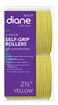 DIANE Self-Grip Rollers 2 1/2'' Yellow 2-Pack (Model:3725), Vented base allows fast drying, Self-adhering rollers, No pins or clips needed