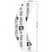 Ultra Hold Tape Shape CC 36-Pieces per Bag Double Side Adhesive