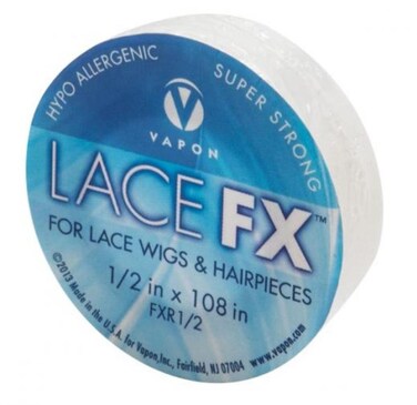 Lace FX 1/2 Inch X 3 Yards Double Sided Tape for Wig and Toupee   Made in The USA