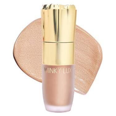Winky Lux Cheeky Rose Liquid Highlighter, Gel Cream Blush Wand, Blendable &amp; Buildable Pigment, Long Lasting Weightless, Moonlight
