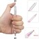 Eyebrow Microblading Mapping Pen, Makeup Position Mapping Marker, 2 Marking Pens with 6 Refills (White)