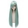 Alacos Long Green Anime Costumes Halloween Wig for the Seven Deadly Sins Elizabeth Liones +Cap