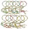 12PCS Multicolor Flower Crown Floral Headband Wreath Garland Headbands, 16 Pieces Flowers Tie on Ratton and Hemp Rope,Unique Design for Women Wedding Party Photo Props