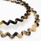 Wavy Headbands Plastic Skinny Thin Non-Slip Flexible Hair Bands Simple Hoops Hair Accessories for Women 2 Pack (Tortoise Shell, Ivory)