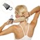 Black Bandette Comb, Comb with Elastic Band,Ponytail Bump It Up Volume Inserts Combs Fluffy Hair Comb Hair Styling Tool with Elastic Rubber Band Hair Combs