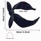 1Pcs Knotted Headbands for Women,Turban Headband Wide Headbands Bowknot Hair Band for Women (Black)