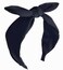 1Pcs Knotted Headbands for Women,Turban Headband Wide Headbands Bowknot Hair Band for Women (Black)