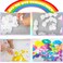 IVARYSS White Scrunchies for Tie Dye, DIY Cotton Bow Scrunchies, Headbands, 3 Kinds of Party Activities Hair Accessories for Girls and Women, 20 Pieces
