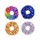 4 Pack Hair Scrunchies, Sequin Scrunchies Elastic Stretch Sparkly Glitter Fashion Scrunchie Hair Tie Ponytail Holders Bun Cover for Girls and Women (style1)