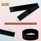 Wig Grip Band Flexible Velvet Scarf Adjustable Wig Comfort Band Headband Wig Comfort Non-Slip Adjustable Fasten Wig Bands with Wavy Silicone (Black)