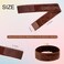 Wig Grip Band Flexible Velvet Scarf Adjustable Wig Comfort Band Headband Wig Comfort Non-Slip Adjustable Fasten Wig Bands with Wavy Silicone (Brown)