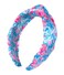 Lilly Pulitzer Colorful Knotted Headband, Slim Satin Headband, Cute Hair Accessories for Women and Girls, My Little Peony