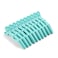 10pcs/set Multicolor Croc Clips Transparent Plastic Hairdresser Clips Hair Styling Sectioning Barrettes Professional Non Slip Alligator Clips Salon DIY Accessories Hairpins (10pcs-Cyan)