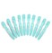 10pcs/set Multicolor Croc Clips Transparent Plastic Hairdresser Clips Hair Styling Sectioning Barrettes Professional Non Slip Alligator Clips Salon DIY Accessories Hairpins (10pcs-Cyan)