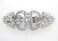 Faship Gorgeous Clear Crystal Hearts And Floral Hair Barrette