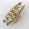 Faship Sparkling AB Rhinestone Crystal Floral Hair Claw Clips