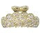 Faship Sparkling AB Rhinestone Crystal Floral Hair Claw Clips