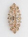 Faship Champagne Yellow Floral Hair Barrette