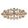 Faship Champagne Yellow Floral Hair Barrette
