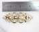 Faship Gorgeous Brown Yellow Crystal Hearts And Floral Hair Barrette