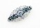 Faship Gorgeous Navy Blue Crystal Flower Barrette Clip
