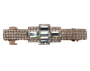 Faship Gorgeous Clear Rhinestone Crystal Hair Barrette Clip