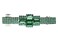 Faship Gorgeous Emerald Color Green Crystal Hair Barrette Clip