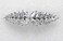 Faship Gorgeous Clear CZ Crystal Floral Hair Barrette Clip