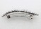 Faship Gorgeous Clear CZ Crystal Floral Hair Barrette Clip