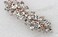Faship Gorgeous Clear Rhinestone Crystal Floral Hair Barrette Clip