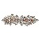 Faship Gorgeous Clear Rhinestone Crystal Floral Hair Barrette Clip