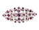 Faship Gorgeous Purple Crystal Floral Hair Barrette