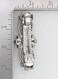 Faship Gorgeous Navy Blue Rhinestone Crystal Floral Hair Barrette Clip
