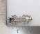 Faship Gorgeous Orange Rhinestone Crystal Small Floral Hair Barrette Clip