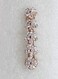 Faship Gorgeous Clear CZ Crystal Floral Small Hair Barrette Clip