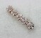 Faship Gorgeous Clear CZ Crystal Floral Small Hair Barrette Clip