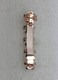 Faship Gorgeous Clear CZ Crystal Floral Small Hair Barrette Clip