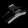 Women Lady Black Exquisite Acrylic Full Diamond Rhinestones Plate Hair Jaw Clips Hairpin - Fancy Bathe Hair Claw Clip for Thick Hair (C#)