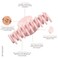 FRAMAR Large Hair Claws for Thick Hair - 4 Pack Matte Pink Claw Clips for Girls