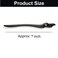 Classical Handmade Carved Hair Sticks-Natural Black Sandalwood(ebony) Hair Styling Pins Chopsticks for Hair Updo Making Accessory-7 Inches Long (Hook Moon)