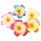 10 Pcs 5CM Artificial Hawaiian Plumeria Flower Hair Clips Hair Accessories for Beach Fancy Dress