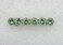 Faship Peridot Green Rhinestone Crystal Floral Small Hair Barrette Clip