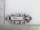 Faship Gorgeous Clear Rhinestone Crystal Floral Hair Barrette Clip