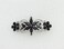 Faship Gorgeous Black Rhinestone Crystal Flora Hair Barrette Clip