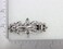 Faship Gorgeous Black Rhinestone Crystal Flora Hair Barrette Clip