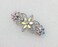 Faship Gorgeous Multicolors AB Rhinestone Crystal Flora Hair Barrette Clip