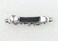 Faship Champagne Premium Rhinestone Crystal Floral Small Hair Barrette Clip