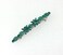Faship Gorgeous Green Rhinestone Crystal Small Floral Hair Barrette Clip
